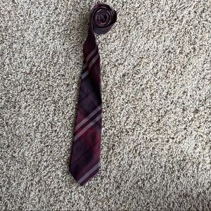 Burberry London Men's Red Vintage Check Tie